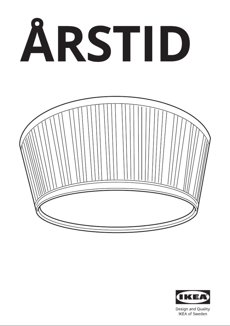 Image de la première page du manuel de l'appareil ÅRSTID 101.760.46