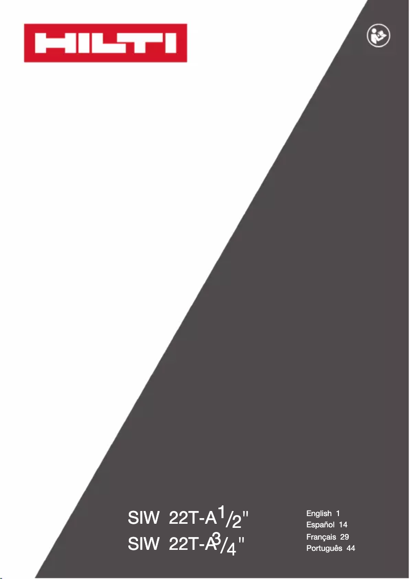 Página 1 del manual Manual de usuario Hilti SIW 22T-A