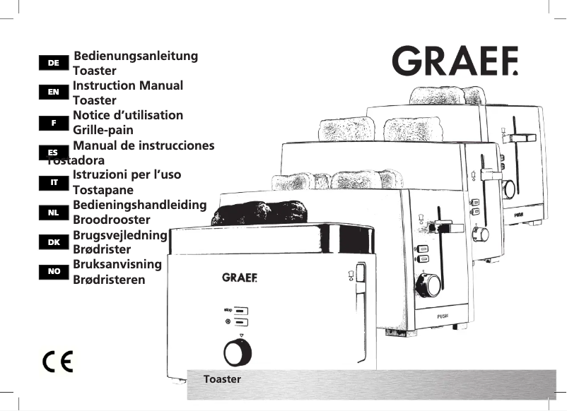 Page 1 de la notice Manuel utilisateur Graef TO 80