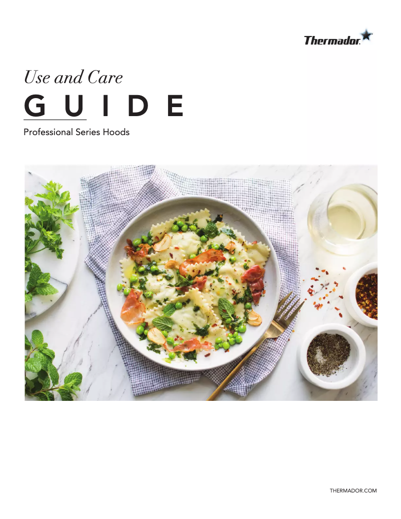 Page 1 de la notice Manuel utilisateur Thermador VCIN60GWS