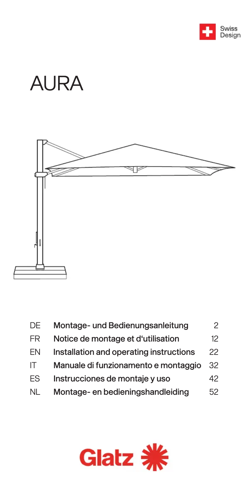 Página 1 del manual Manual de usuario Glatz Aura