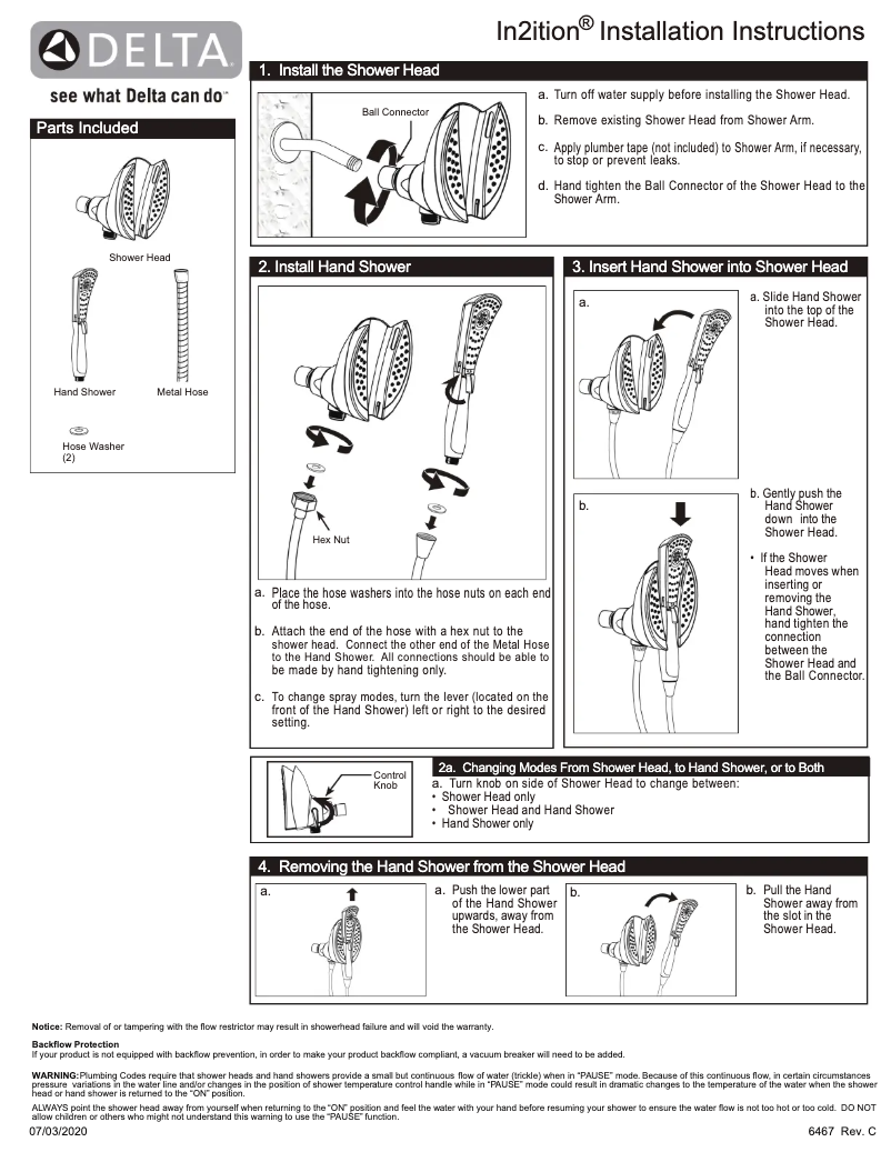 Image de la première page du manuel de l'appareil 58467-SS