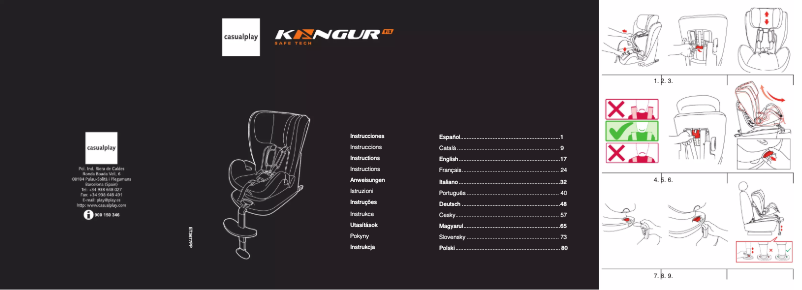 Página 1 del manual Manual de usuario Casualplay Kangur Fix