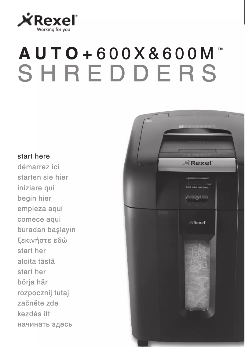 Image de la première page du manuel de l'appareil Auto+ 600X