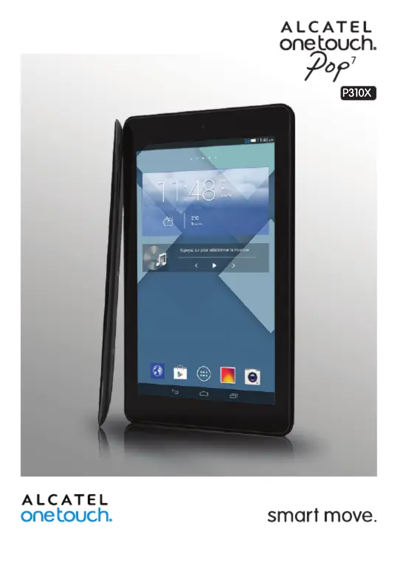 Page 1 de la notice Manuel utilisateur Alcatel One Touch Pop 7