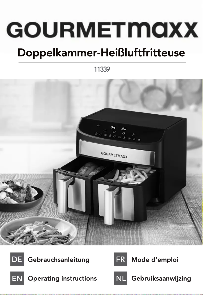 Page 1 de la notice Manuel utilisateur Gourmetmaxx 11339