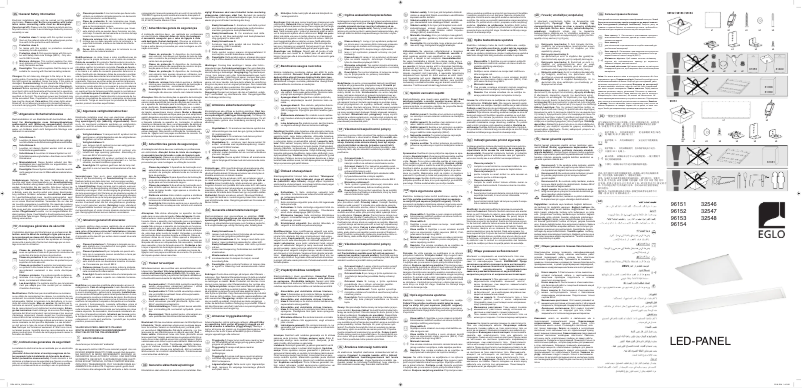 Page n°1 - Manuel utilisateur Eglo Salobrena 1