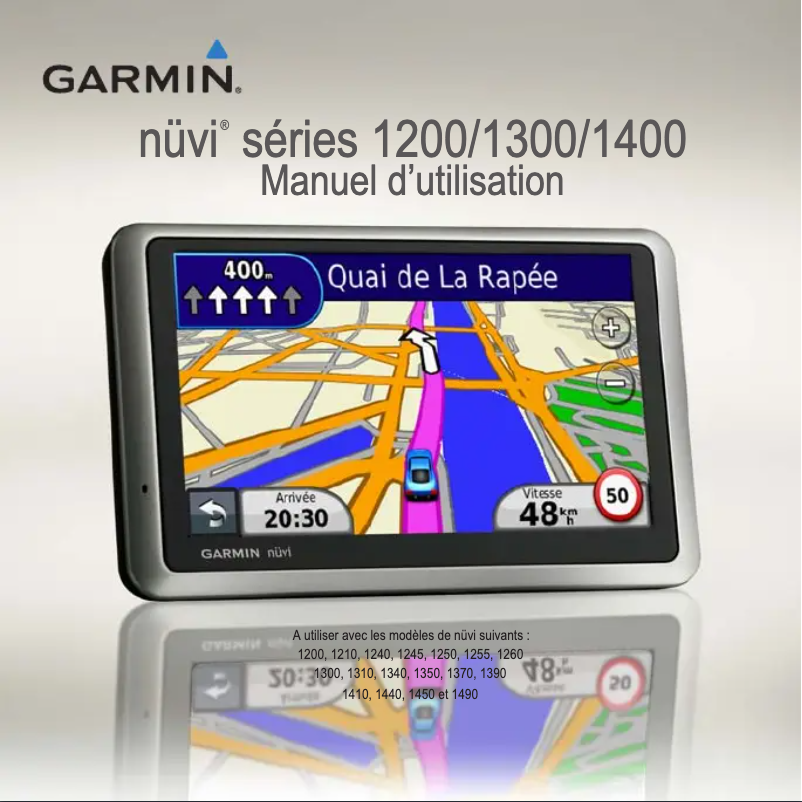 Page n°1 - Manuel utilisateur Garmin nüvi 1255
