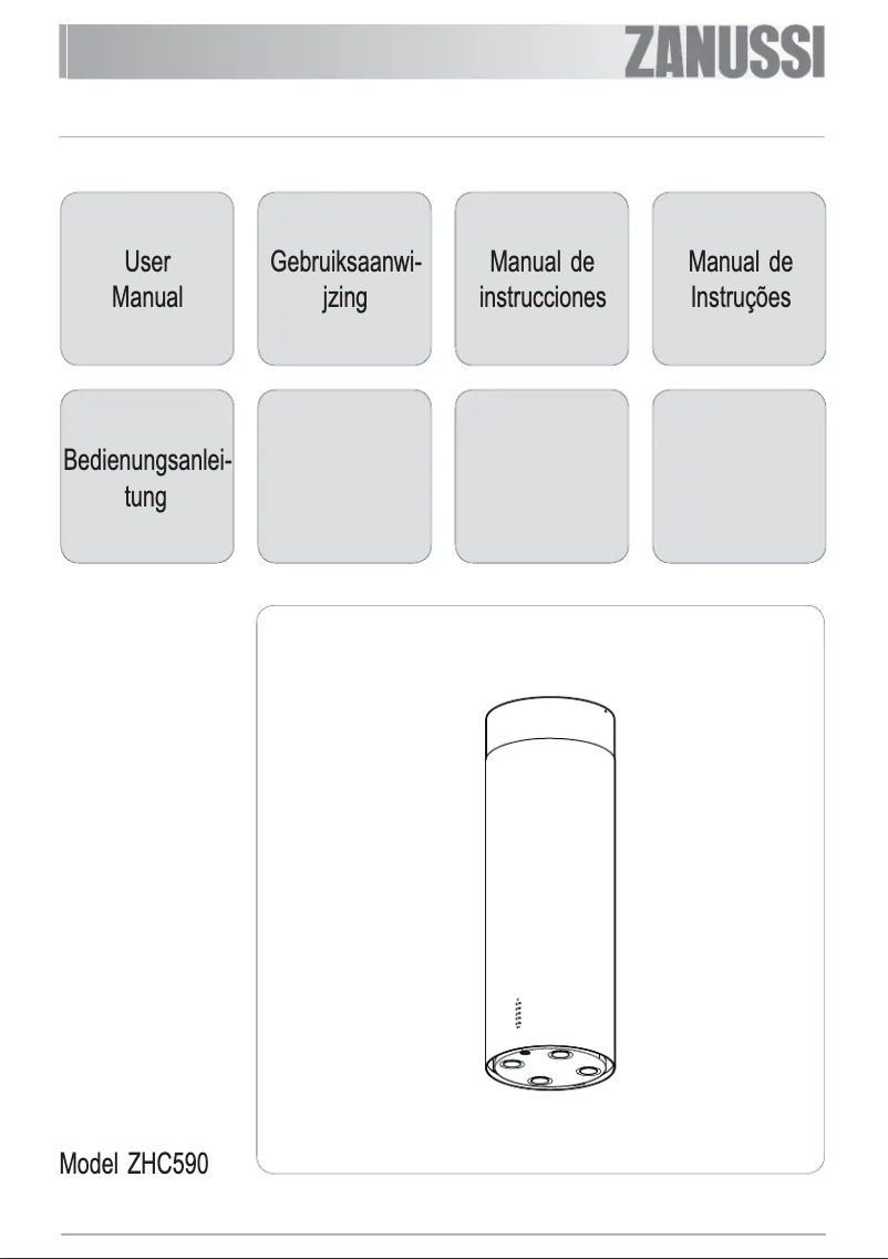 Page 1 de la notice Manuel utilisateur Zanussi ZHC 590x