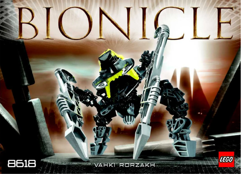 Page 1 de la notice Manuel utilisateur Lego Vahki Rorzakh