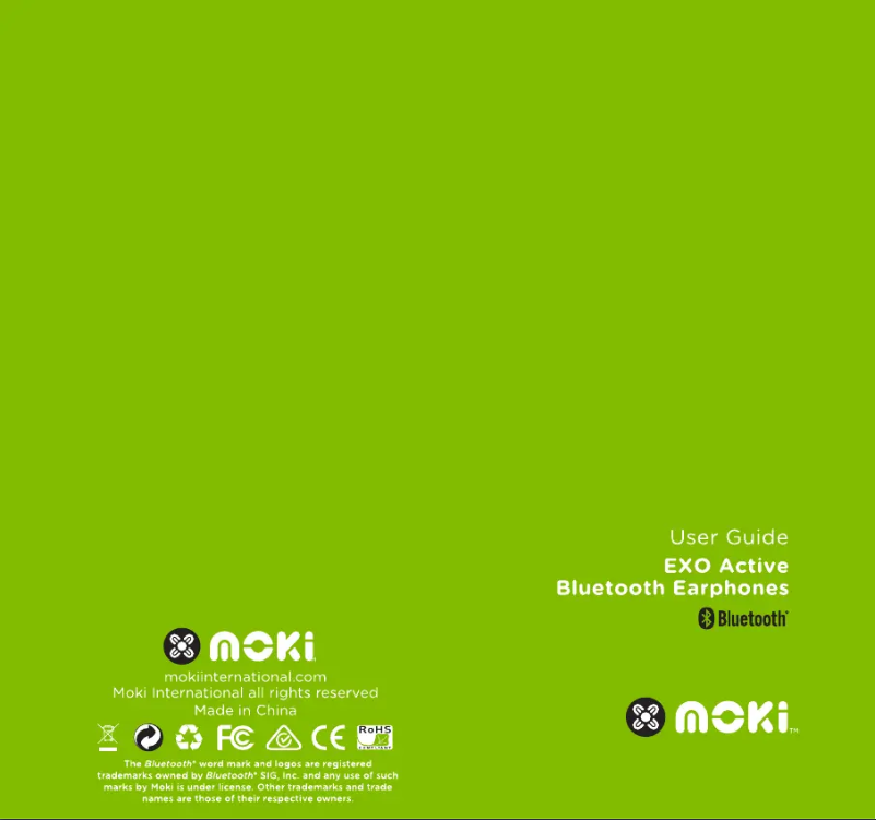 Page n°1 - Manuel utilisateur Moki EXO Active