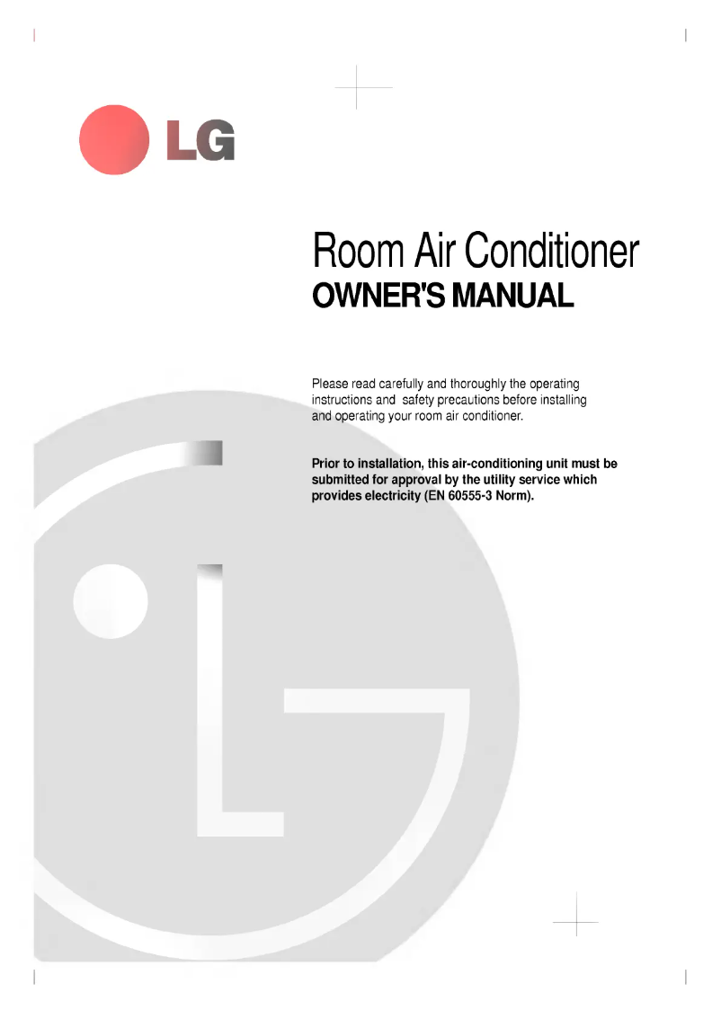 Page 1 de la notice Manuel utilisateur LG LW-C1231CL