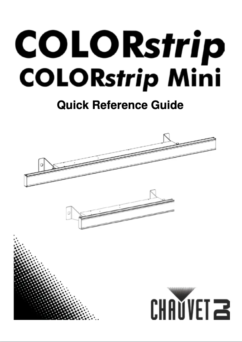 Image de la première page du manuel de l'appareil COLORstrip