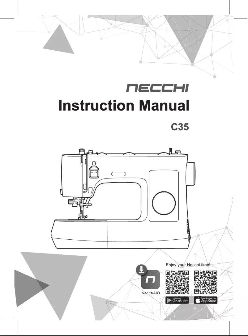 Page n°1 - Manuel utilisateur Necchi C35