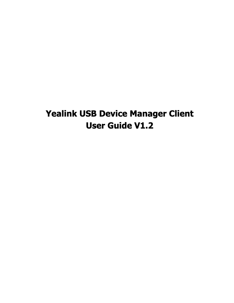 Page 1 de la notice Manuel utilisateur Yealink UVC30-Desktop