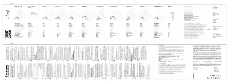 Page 1 de la notice Manuel utilisateur Skullcandy Cassette