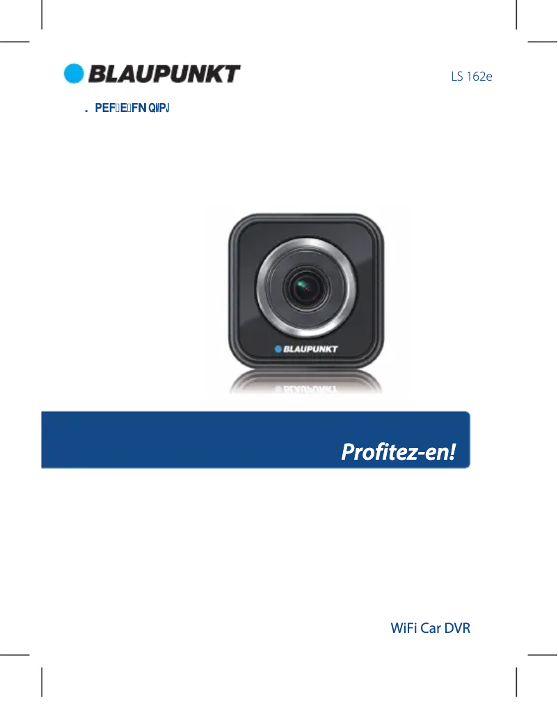 Page 1 de la notice Manuel utilisateur Blaupunkt DVR 5.0 Full HD WiFi
