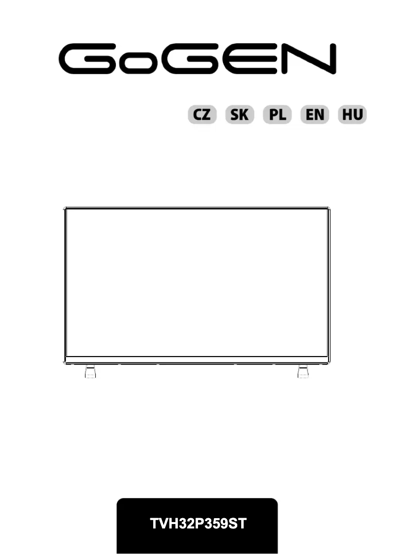 Image de la première page du manuel de l'appareil TVH32P359ST