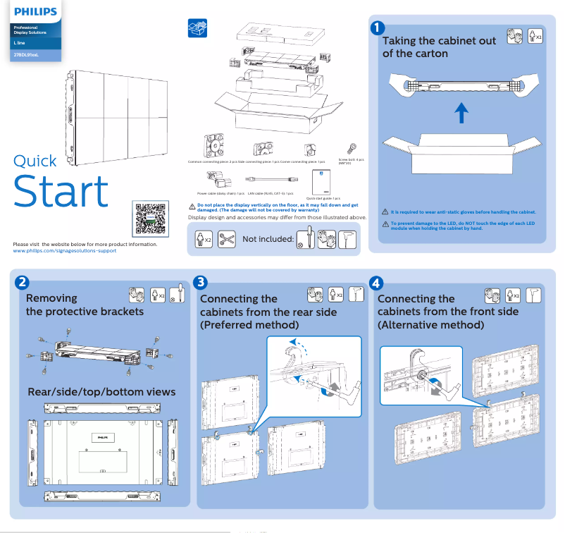 Página 1 del manual Guía de inicio rápido Philips 27BDL9115L