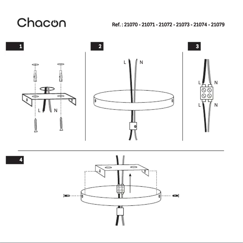 Page 1 de la notice Manuel utilisateur Chacon 21071