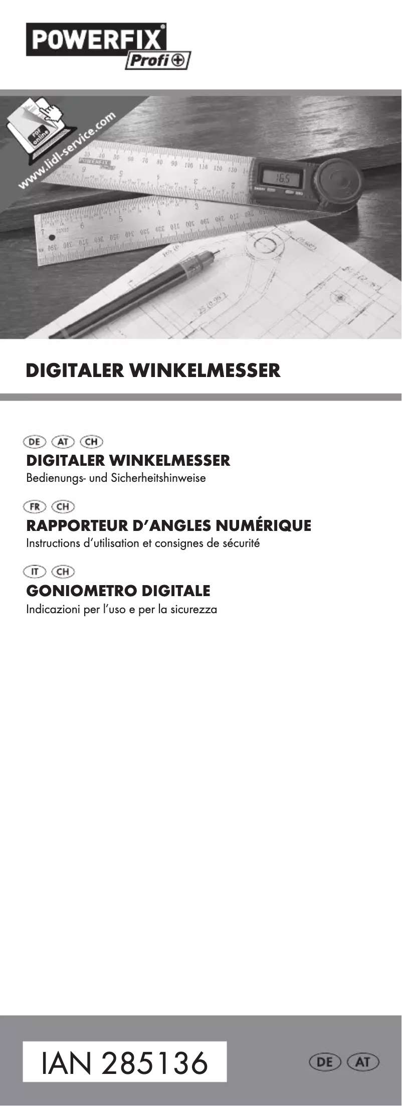 Página 1 del manual Manual de usuario Powerfix HG00962B