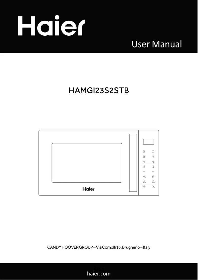 Page 1 de la notice Manuel utilisateur Haier HAMGI23S2STB