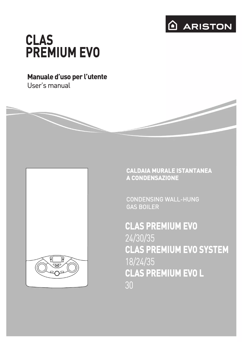 Imagen de la primera página del manual del dispositivo Premium Evo L 30
