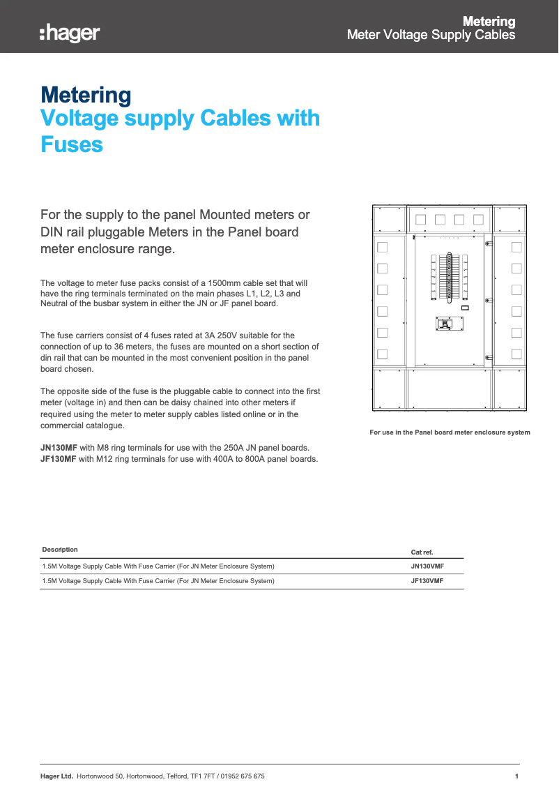 Image de la première page du manuel de l'appareil JF130VMF