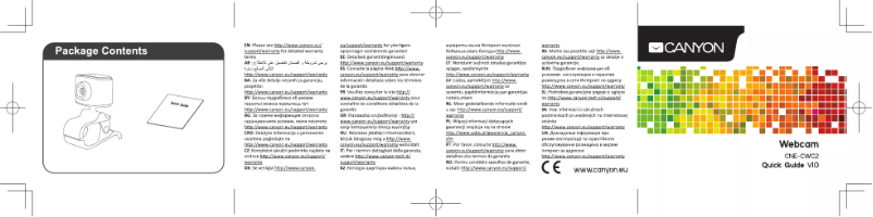 Page 1 de la notice Manuel utilisateur Canyon CNE-CWC2