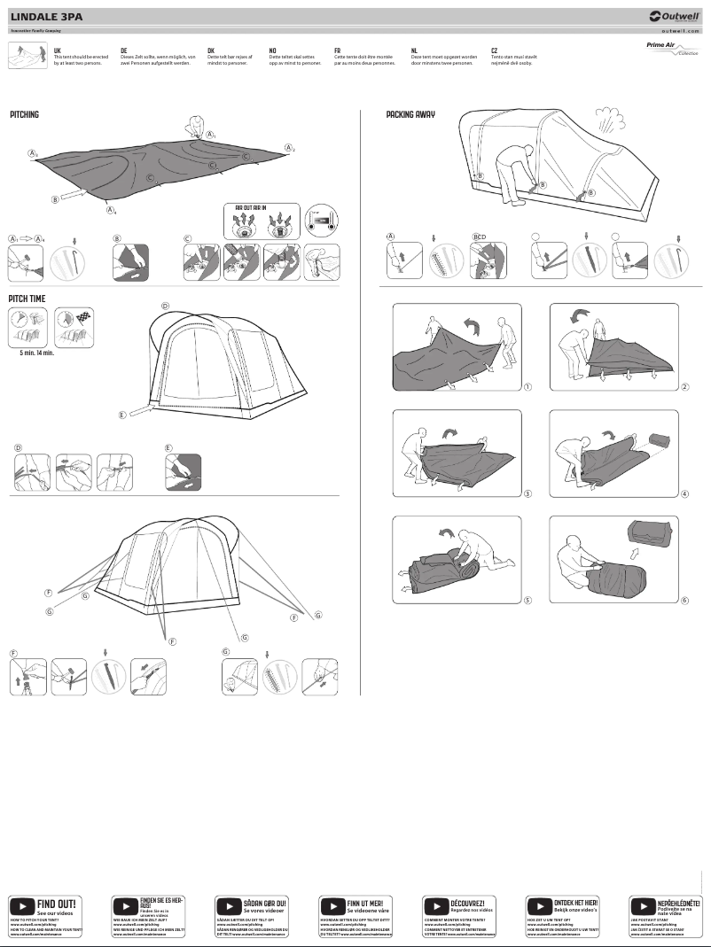 Image de la première page du manuel de l'appareil Lindale 3PA