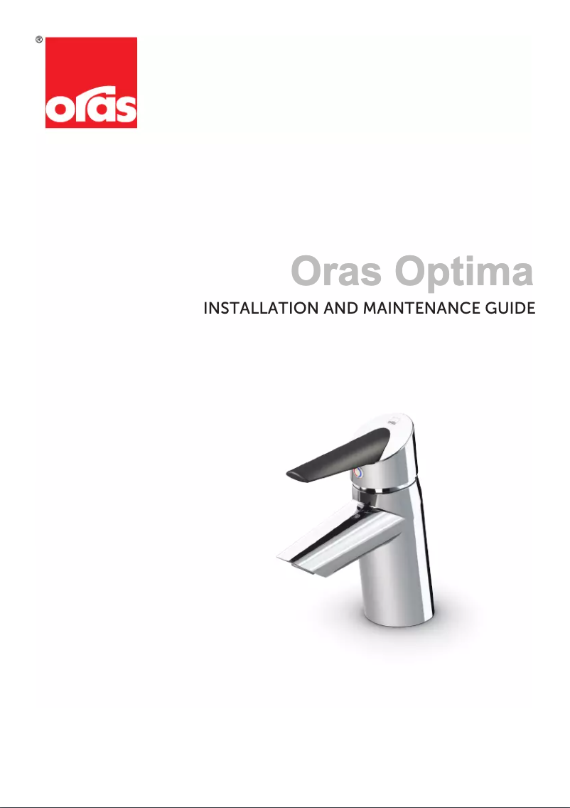 Page n°1 - Manuel utilisateur Oras Optima 2712F