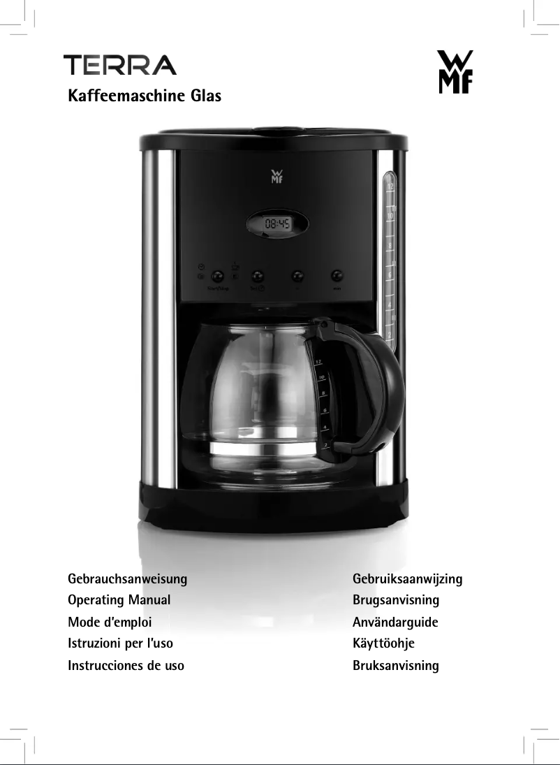 Página 1 del manual Manual de usuario WMF Terra