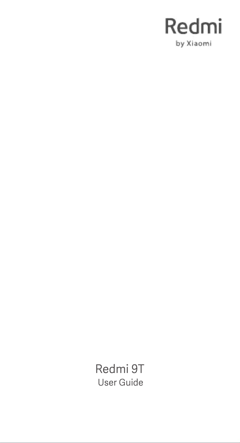 Image de la première page du manuel de l'appareil Redmi 9T