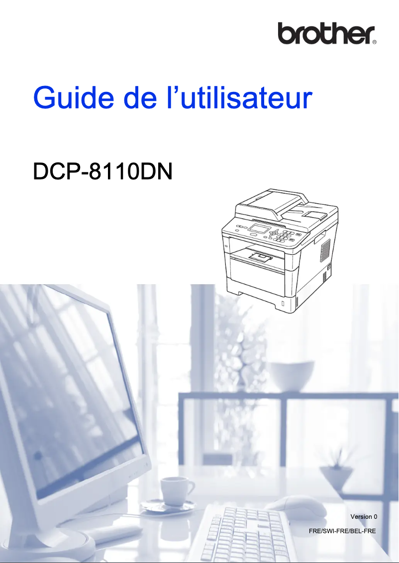 Page n°1 - Manuel utilisateur Brother DCP-8110DN