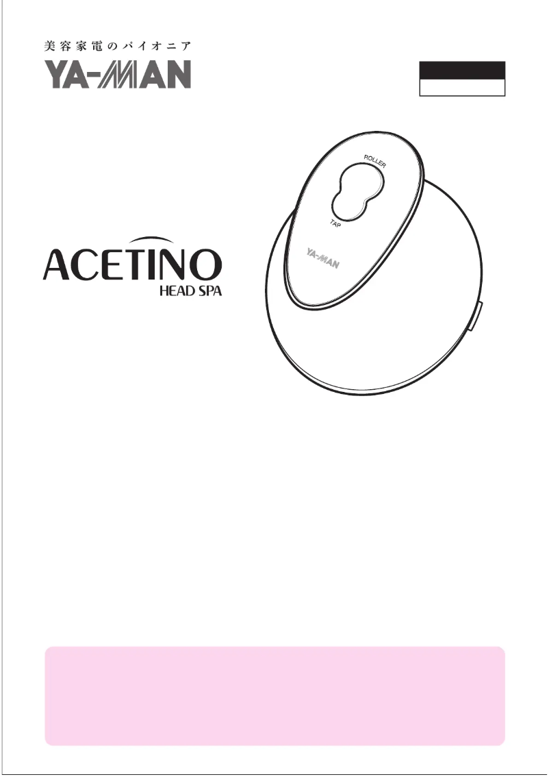 Page n°1 - Manuel utilisateur YA-MAN Acetino