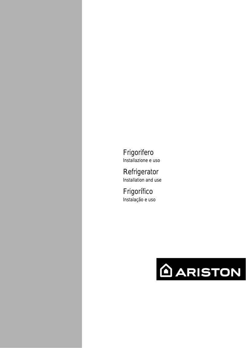 Page 1 de la notice Manuel utilisateur Hotpoint Ariston BD 293 G