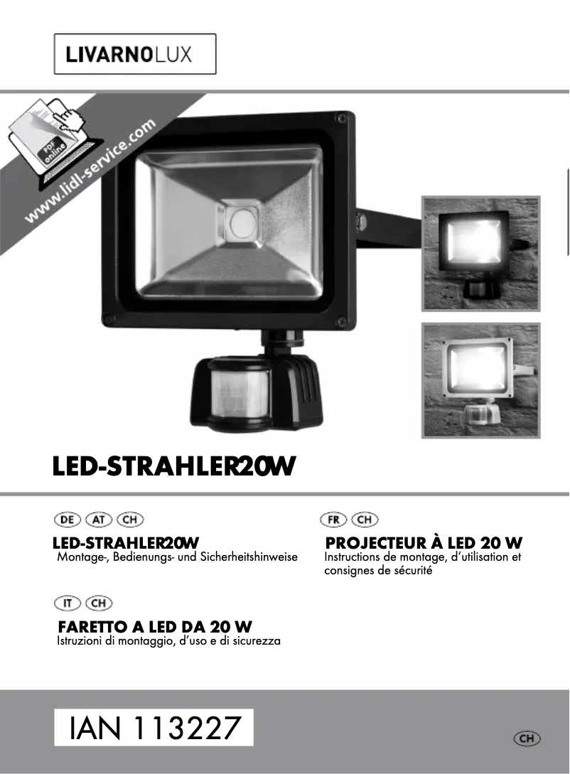 Image de la première page du manuel de l'appareil IAN 113227