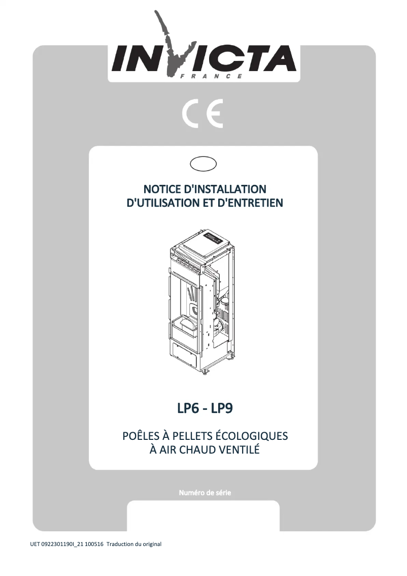 Page n°1 - Manuel utilisateur Invicta LP9