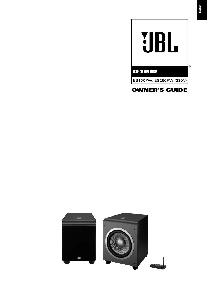 Image de la première page du manuel de l'appareil ES250PWCH