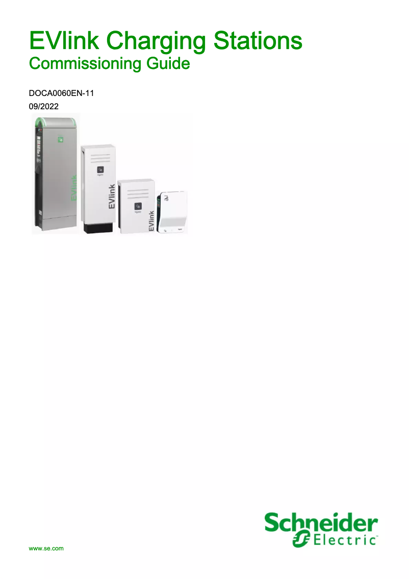 Page 1 de la notice Guide d'installation Schneider EVH4S07NC