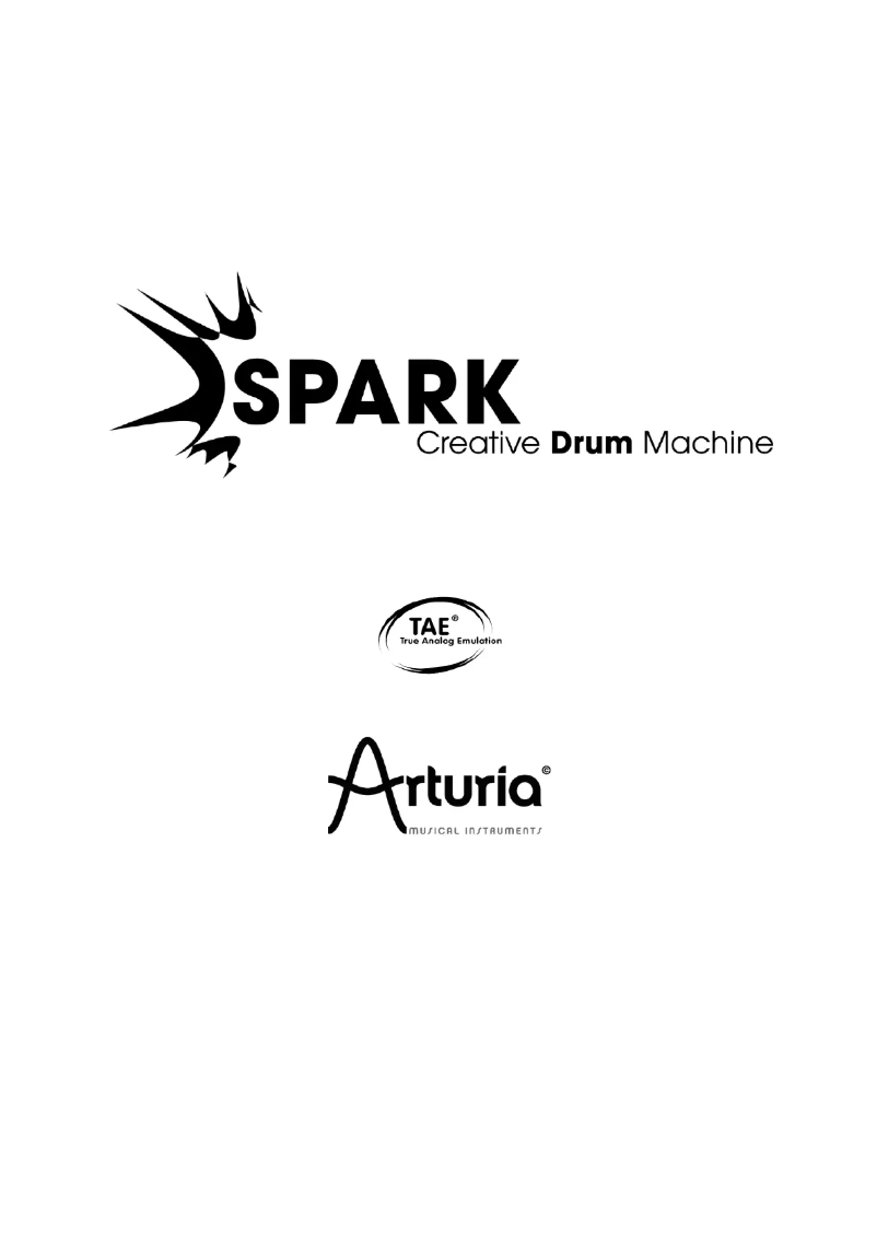 Page n°1 - Manuel utilisateur Arturia Spark 2