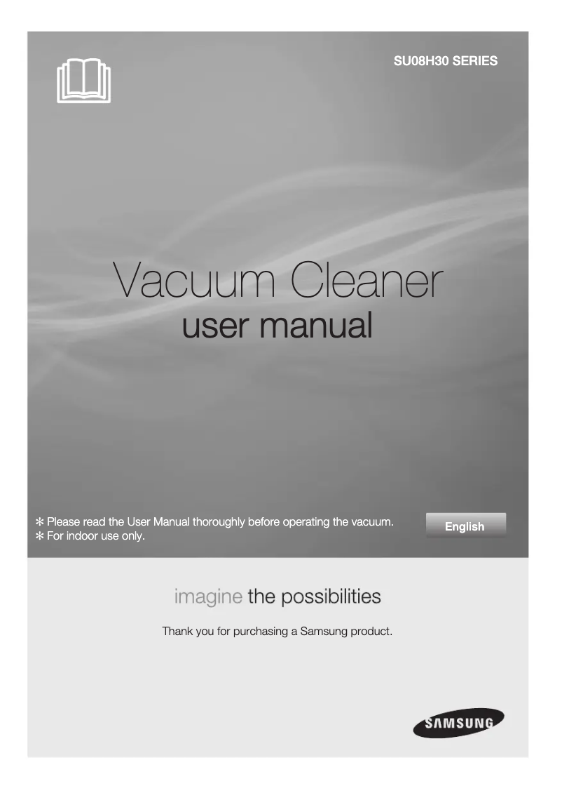 Image de la première page du manuel de l'appareil SU08H3020P