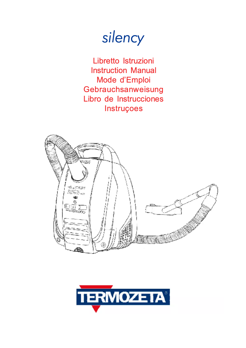 Page 1 de la notice Manuel utilisateur Termozeta Silency