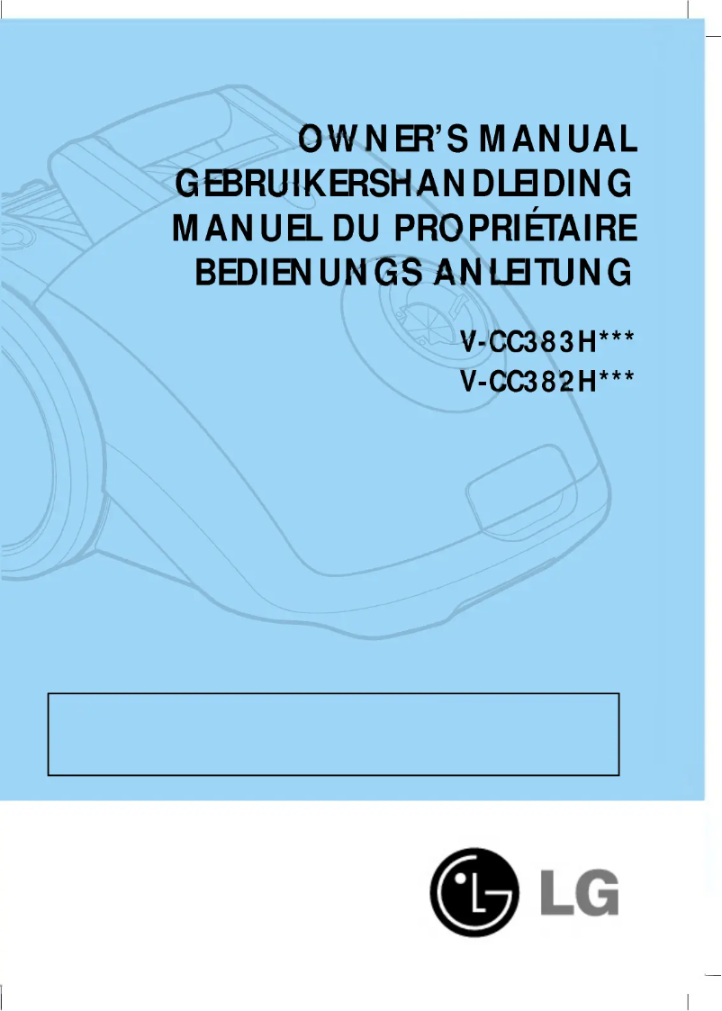 Page 1 de la notice Manuel utilisateur LG V-CC383HTQ