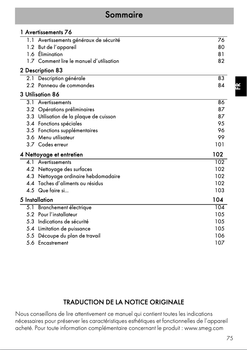 Image de la première page du manuel de l'appareil SIM3323D