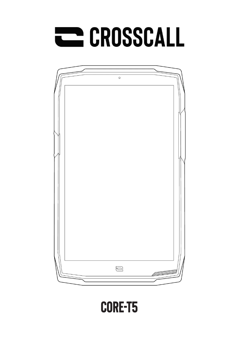Page 1 de la notice Manuel utilisateur Crosscall CORE-T5