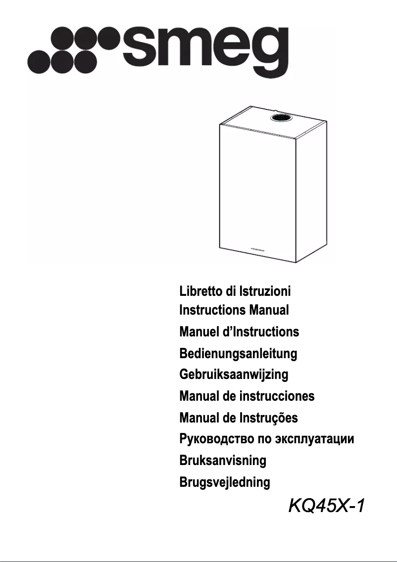 Página 1 del manual Manual de usuario Smeg KQ45X-1
