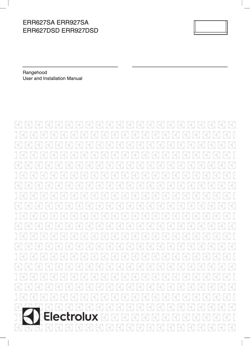 Image de la première page du manuel de l'appareil ERR627SA