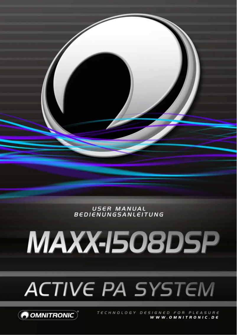 Page n°1 - Manuel utilisateur Omnitronic MAXX-1508DSP