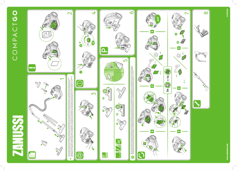 Page n°1 - Manuel utilisateur Zanussi CompactGo ZANCG22CB